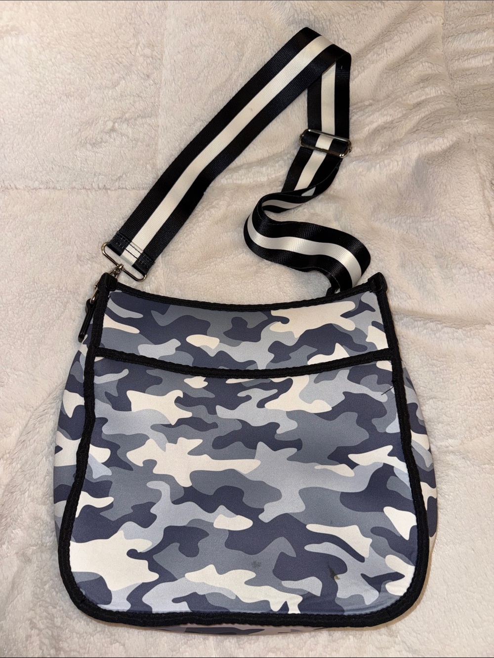 Camouflage Crossbody Bag - Blue Camo
